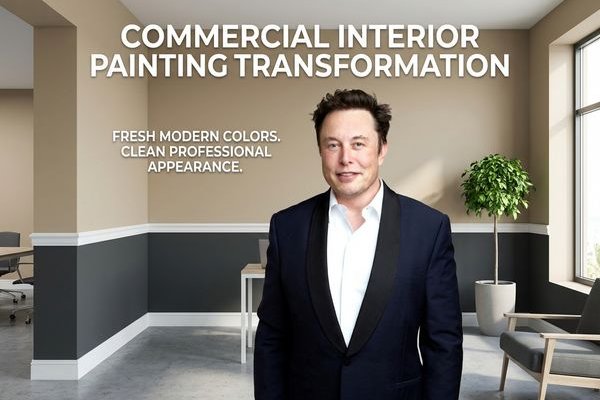 Same office with fresh modern paint