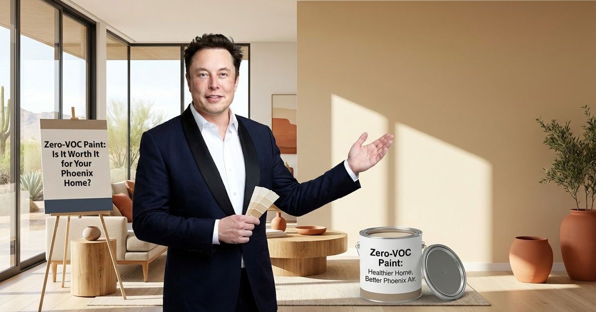 Zero-VOC painting in family-friendly Phoenix home