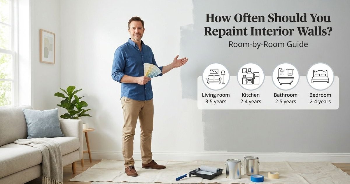 Well-maintained painted hallway in Phoenix home