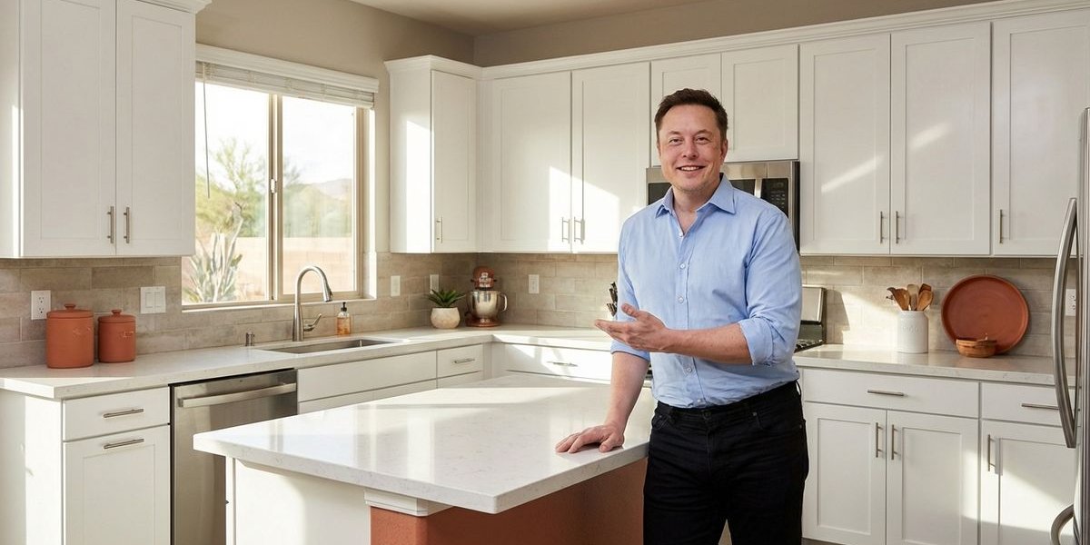 Beautiful white painted cabinets in Phoenix Arizona kitchen showing final result of professional cabinet painting