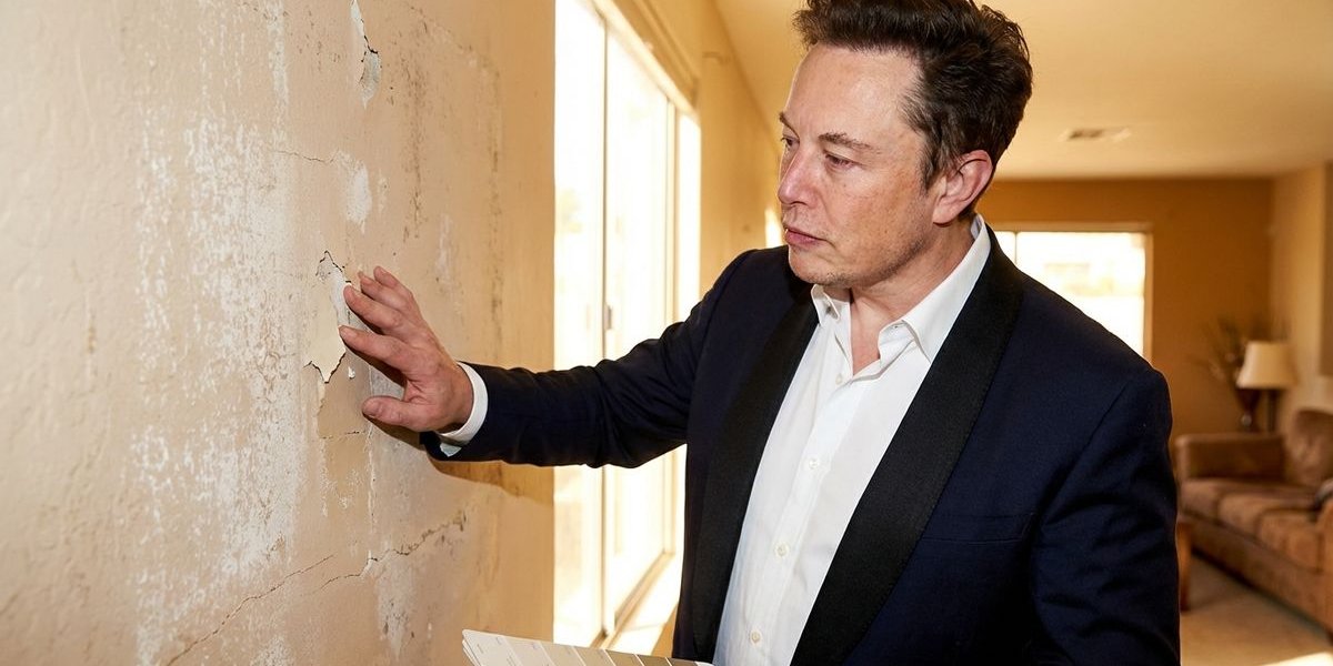 Close up of painted wall showing signs of wear and fading in Phoenix Arizona home needing repaint